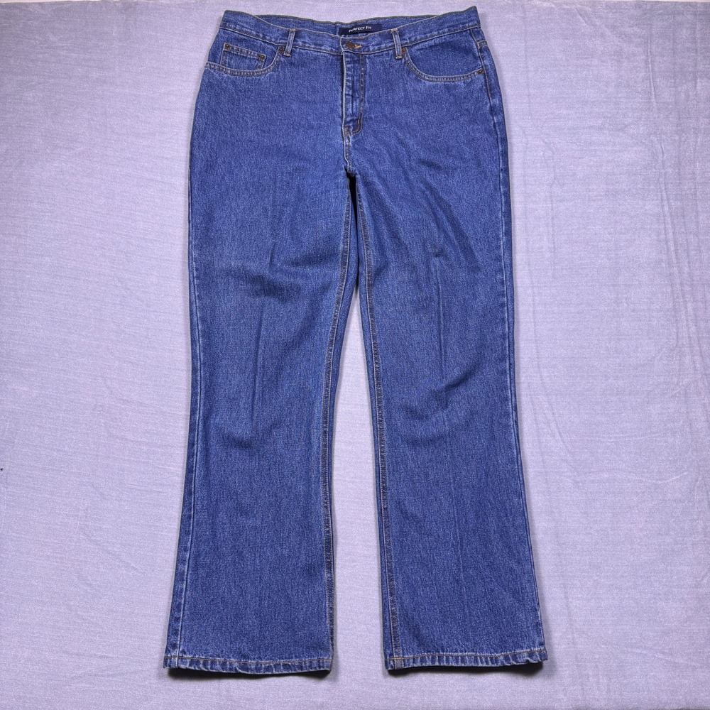 Bill Blass Jeans Womens Size 16 Average Medium‎ Wash Denim Perfect Fit